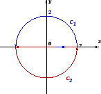 \begin{figure}\mbox{\epsfig{file=twohalfcircles.eps,height=3cm}}\end{figure}